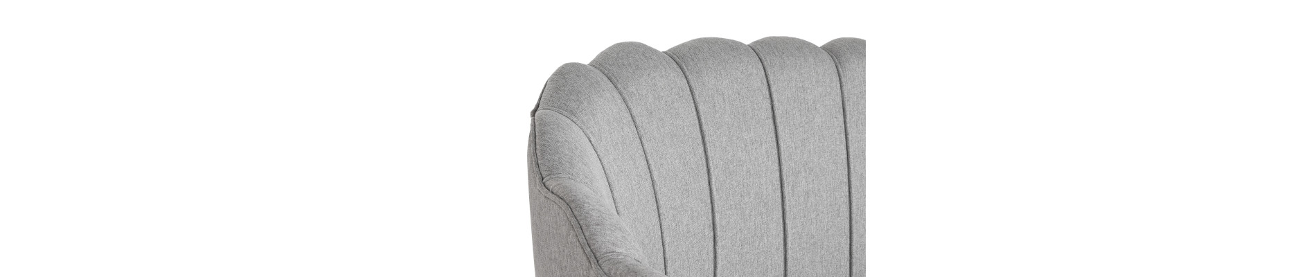 SOFA POLIESTER METAL 130X77X83 GRIS