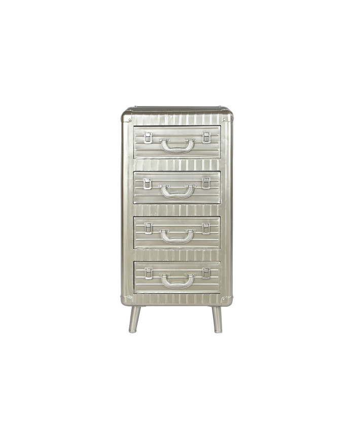 CHIFONIER METAL MDF 46X39X96 PLATEADO