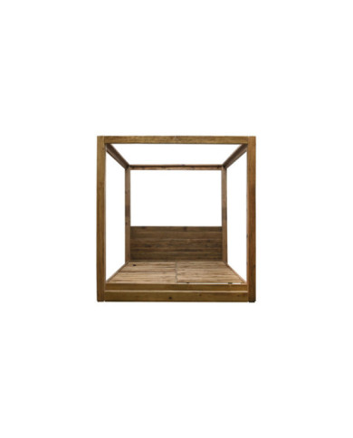 CAMA PINO MADERA RECICLADA 202X222X215 180X200