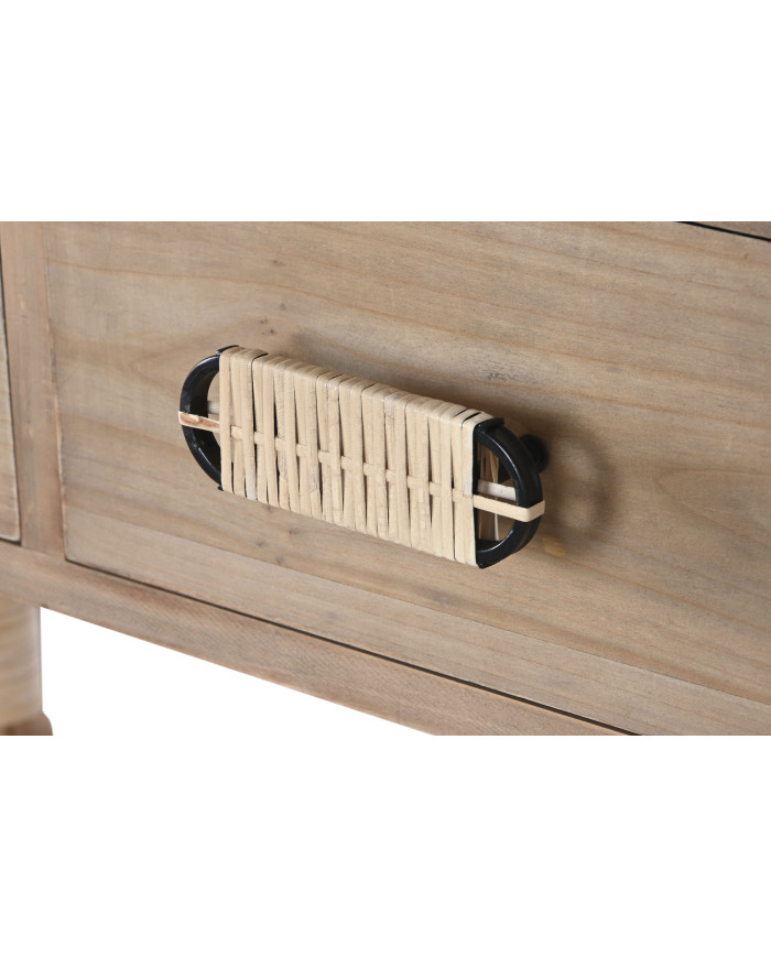 CONSOLA ABETO CUERDA 80X35,5X90 NATURAL