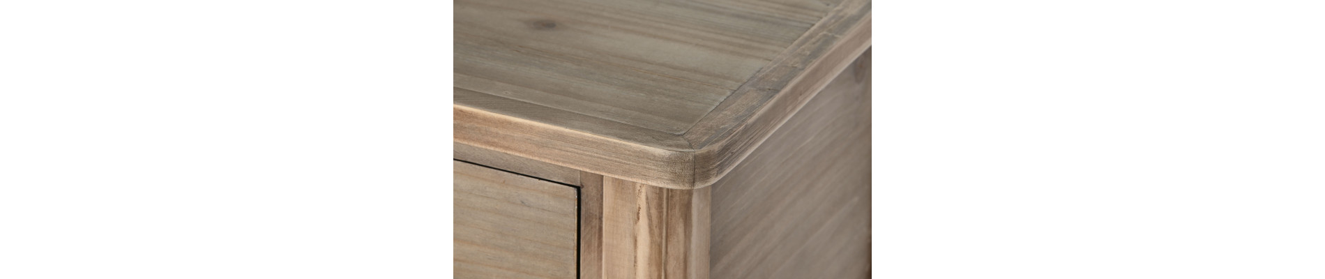 CONSOLA ABETO CUERDA 80X35,5X90 NATURAL