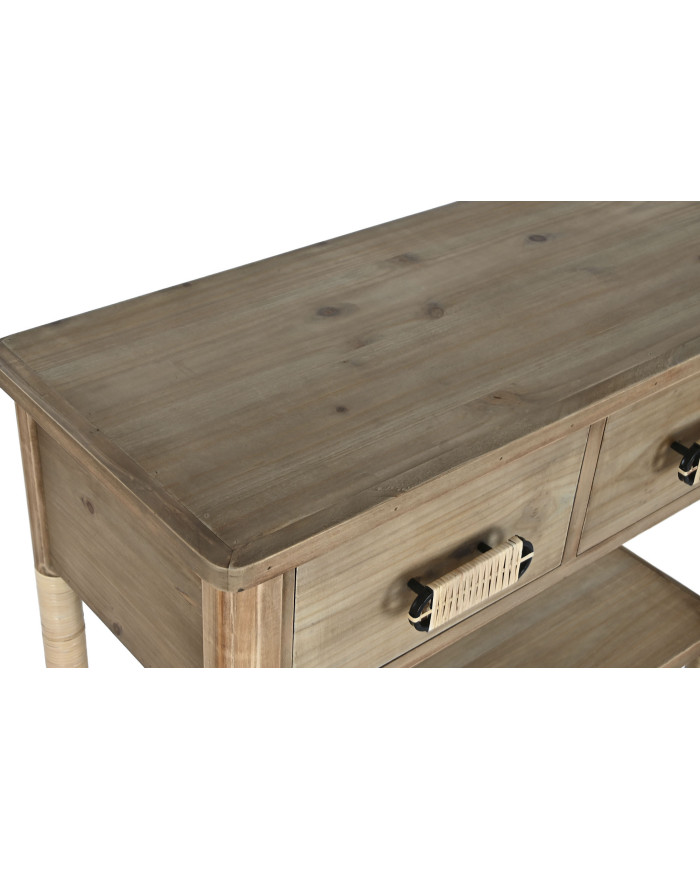 CONSOLA ABETO CUERDA 80X35,5X90 NATURAL