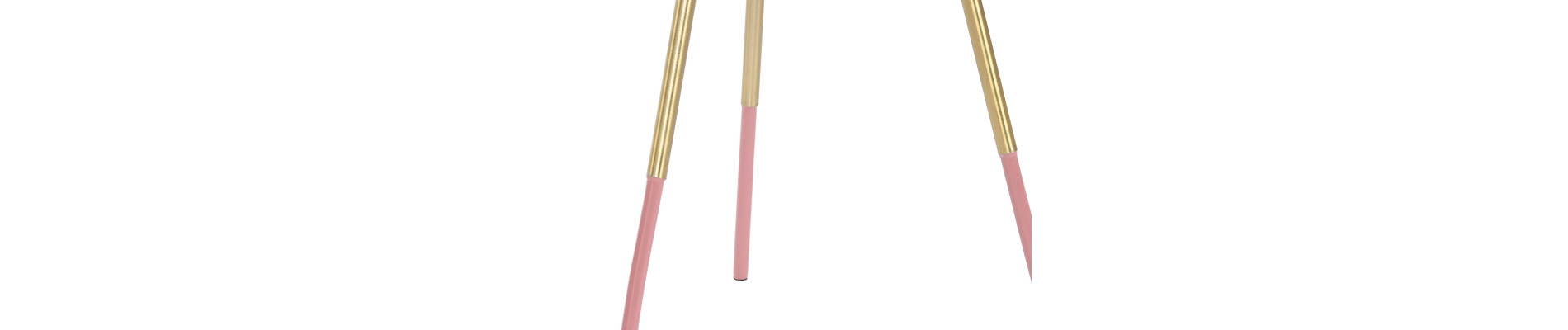 MESITA AUXILIAR SET 2 41X41X51 METAL PATINADO ROSA