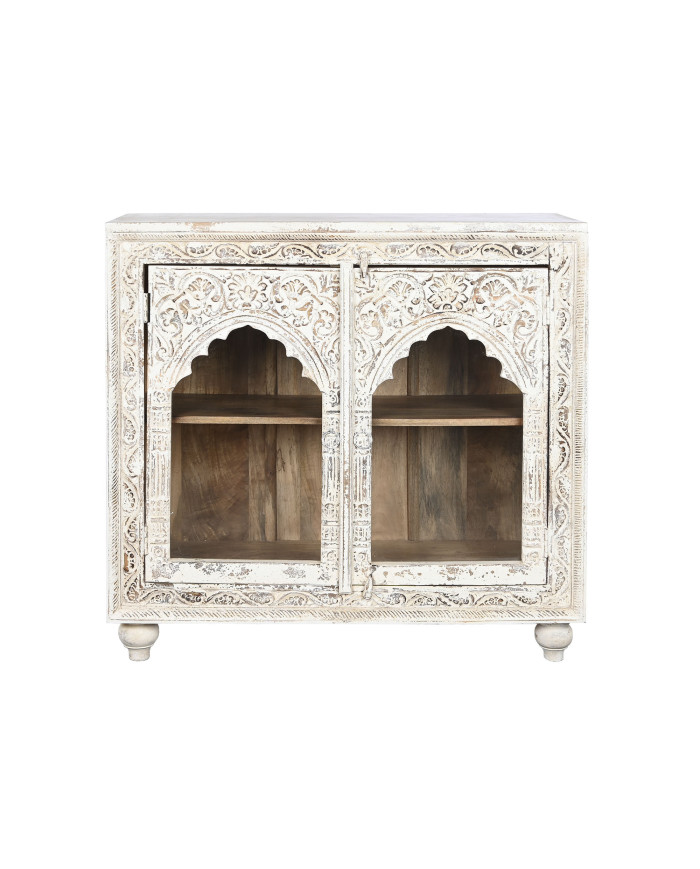 APARADOR MANGO CRISTAL 107X43X101 TALLADO BLANCO