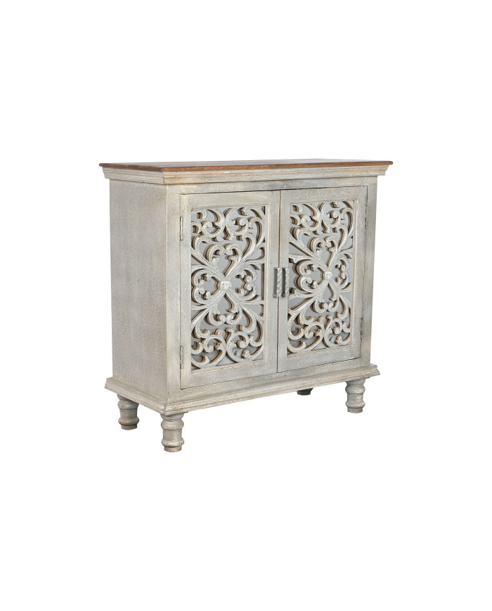 APARADOR MANGO ESPEJO 101X43X98 TALLADO GRIS