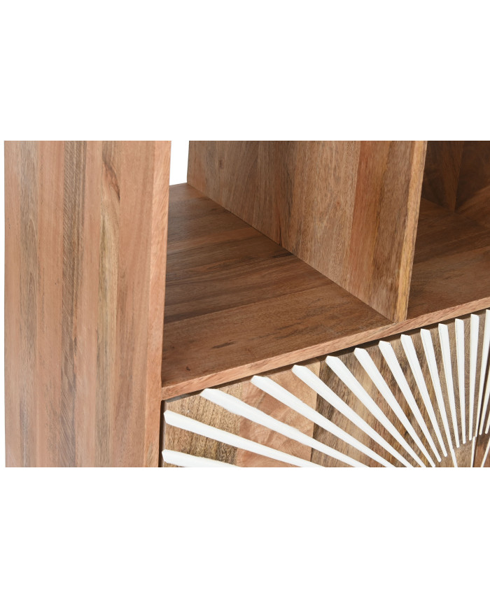 ESTANTERIA MADERA 80X45X160 2 PUERTAS TALLADO