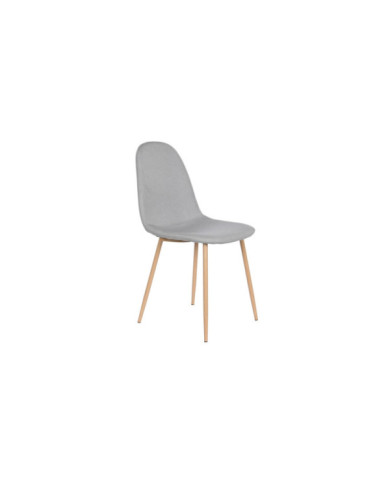 SILLA POLIESTER HIERRO 44X51,5X90,5 SIMIL MADERA