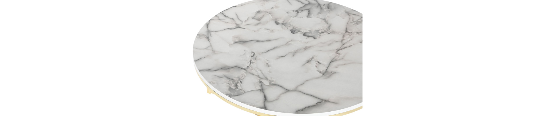 MESA MDF METAL 80X80X35 SIMIL MARMOL BLANCO