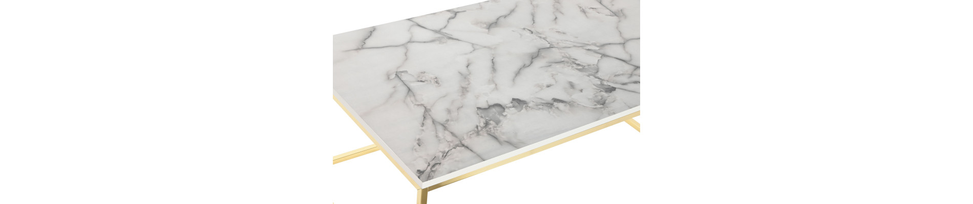 MESA CENTRO MDF METAL 100X60X40 SIMIL MARMOL