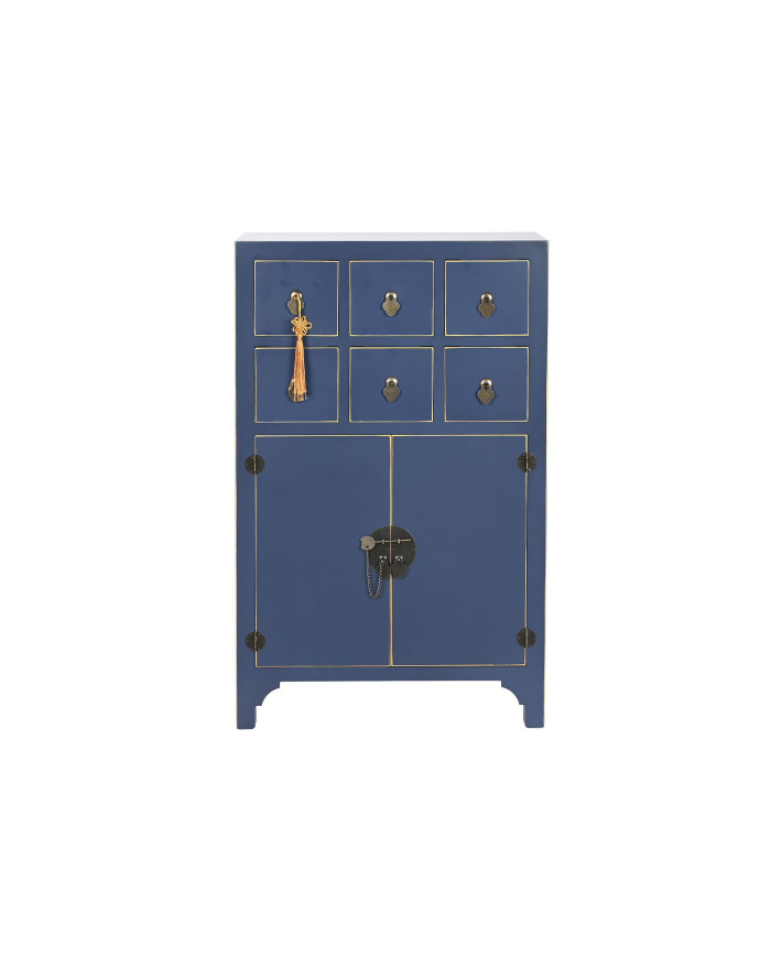 CAJONERA ABETO MDF 63X27X101 ORIENTAL AZUL