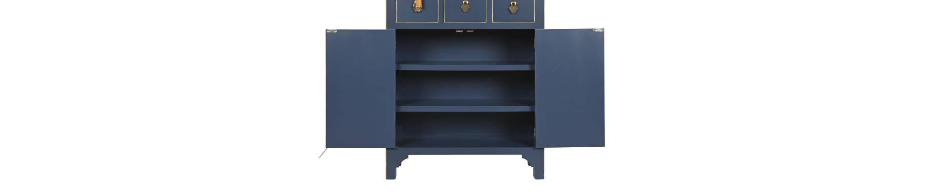 CAJONERA ABETO MDF 63X27X101 ORIENTAL AZUL