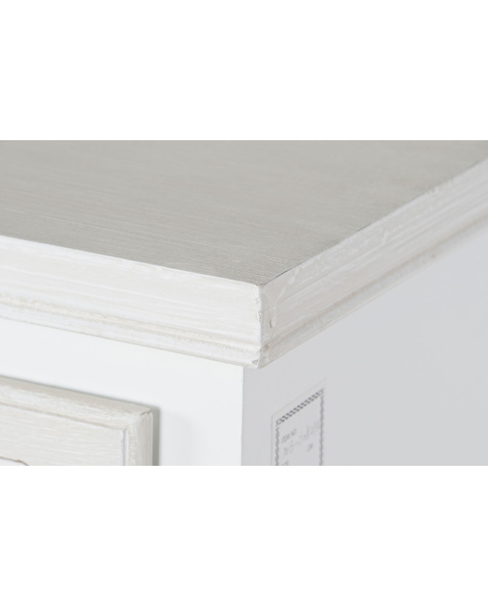 COMODA MDF MADERA 80X40X105 MARRON CLARO