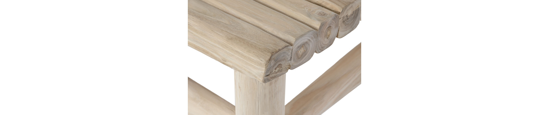 MESA CENTRO TECA 80X80X40 NATURAL NATURAL
