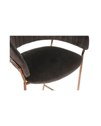TABURETE POLIESTER METAL 58X47X110 TERCIOPELO