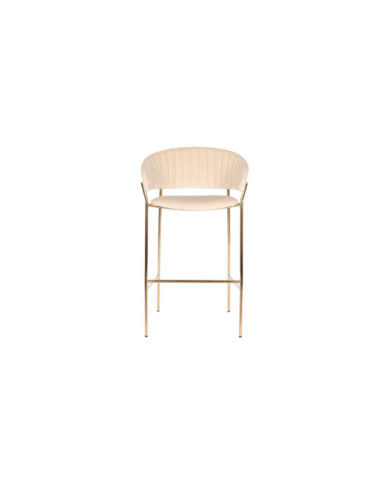 TABURETE POLIESTER METAL 58X47X110 TERCIOPELO