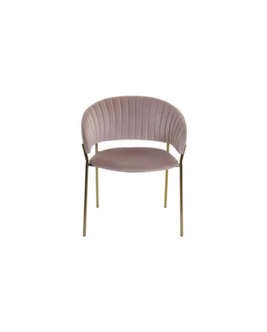 SILLA POLIESTER METAL 58X53X73 TERCIOPELO