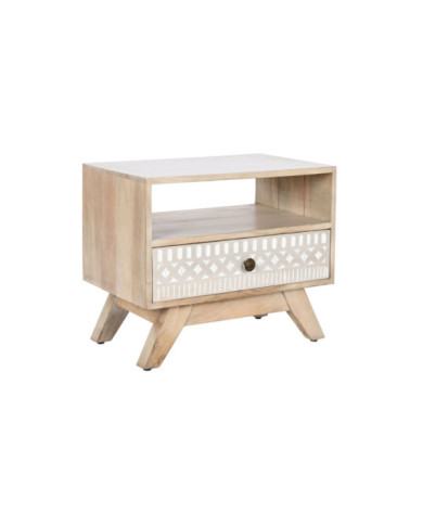 MESITA DE NOCHE MANGO 55X35X45 CENEFA BLANCO