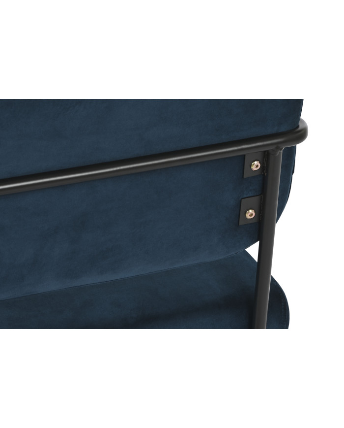 BUTACA POLIESTER METAL 55,5X72X71 AZUL