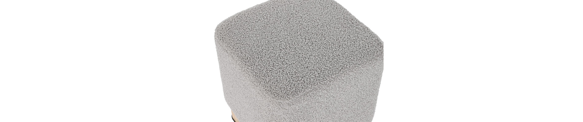 REPOSAPIES POLIESTER 38X38X40 BORREGUITO GRIS