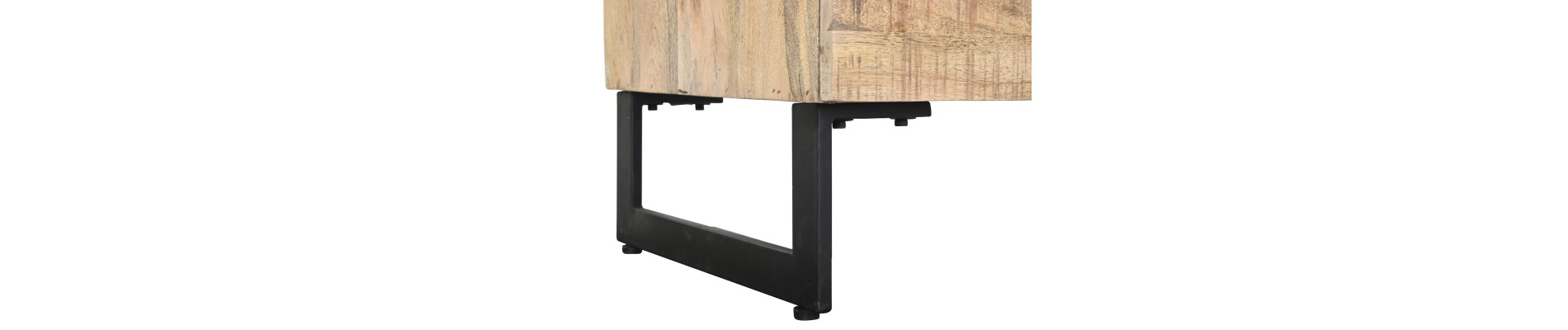 COMODA MANGO METAL 80X40X115 NATURAL NATURAL