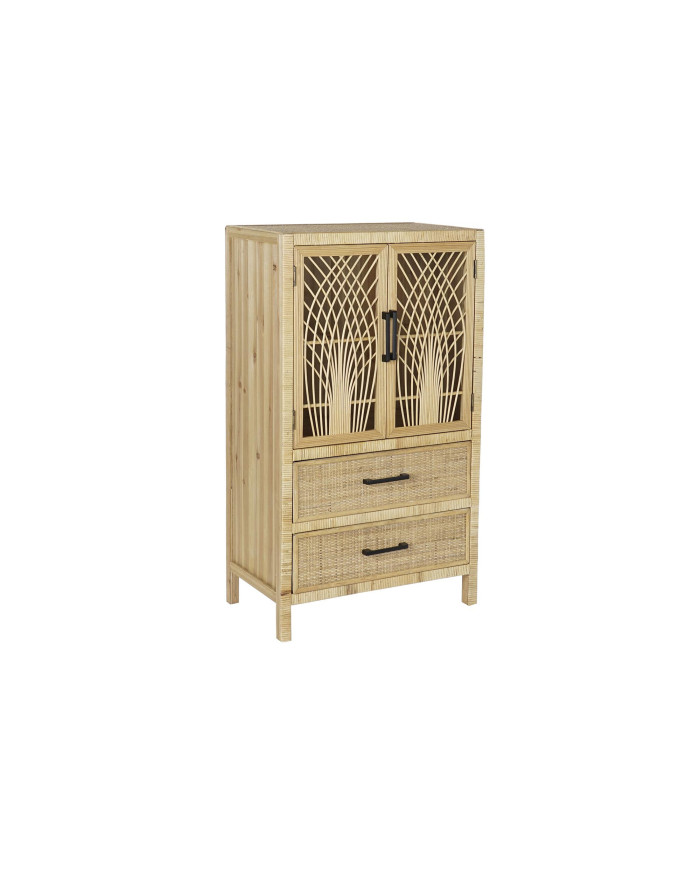 CAJONERA RATAN RATAN 62X34,5X109 NATURAL