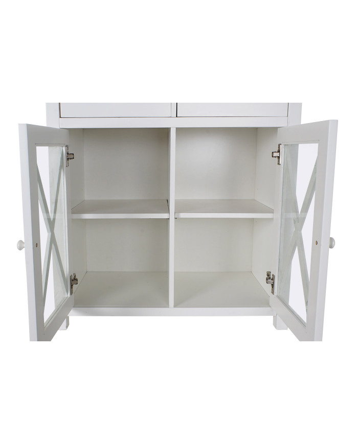 CAJONERA ALAMO CRISTAL 80X40X85 BLANCO