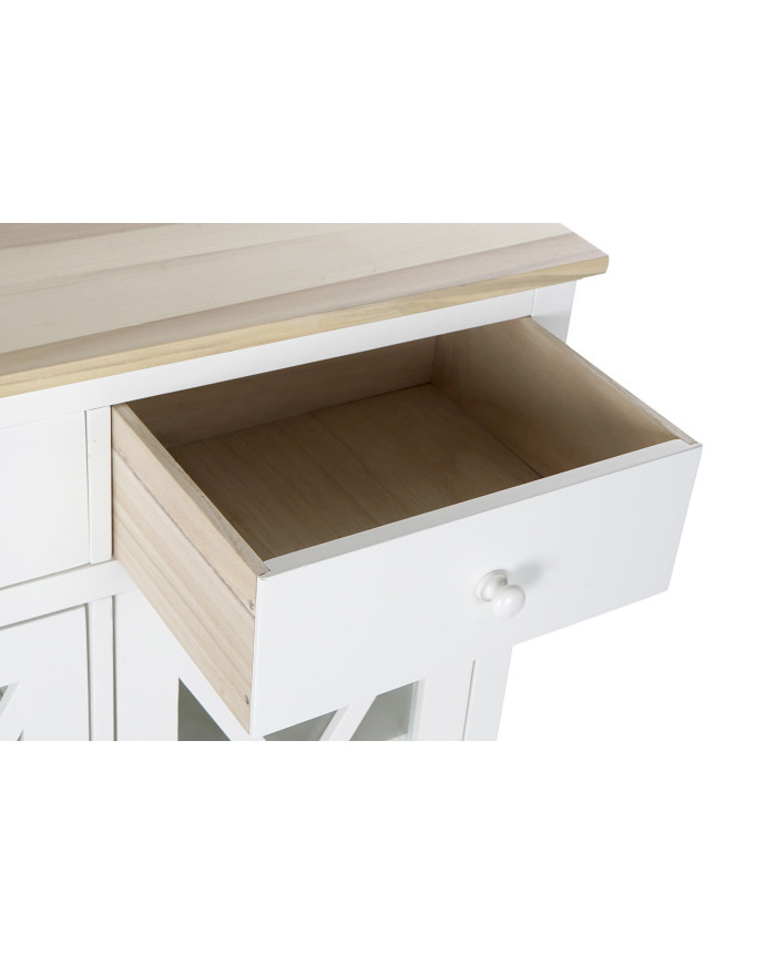 CAJONERA ALAMO CRISTAL 80X40X85 BLANCO