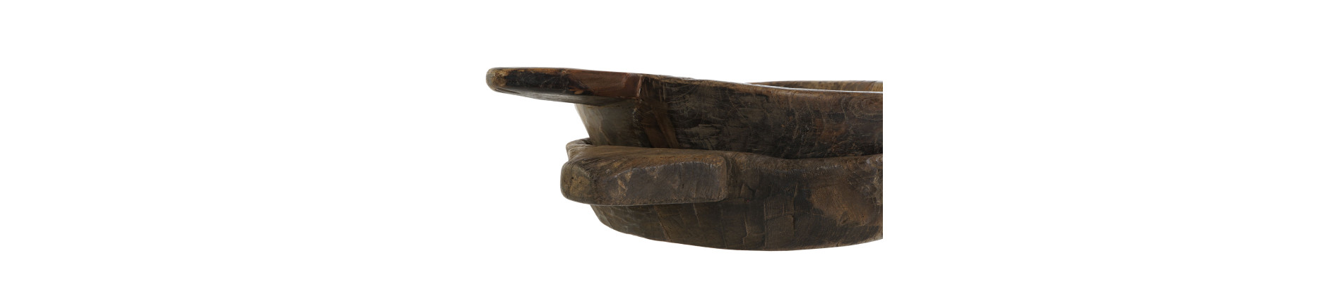 BANDEJA MADERA TECA 53X36X8 ANTIGUO 2 SURT.