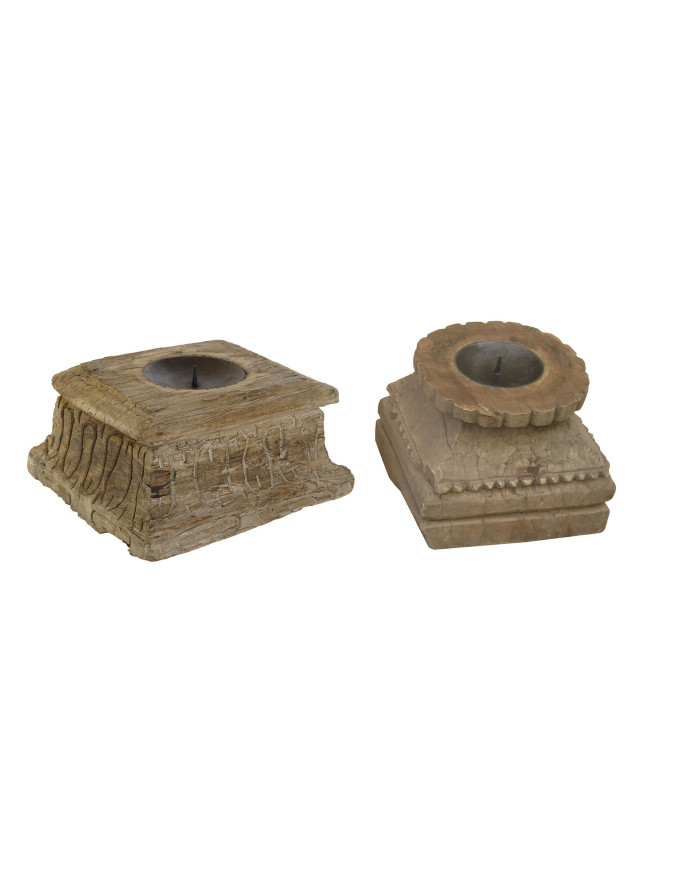 PORTAVELA MADERA 25X25X12 ANTIGUO 2 SURT.