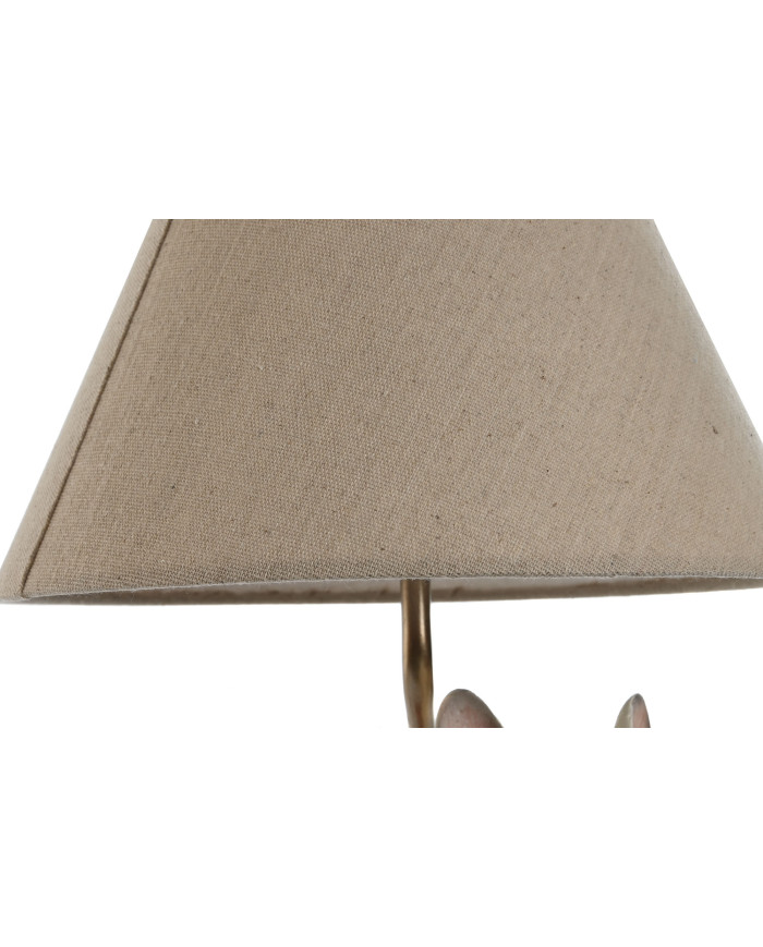 LAMPARA SOBREMESA RESINA METAL 26X26X46 PERRO