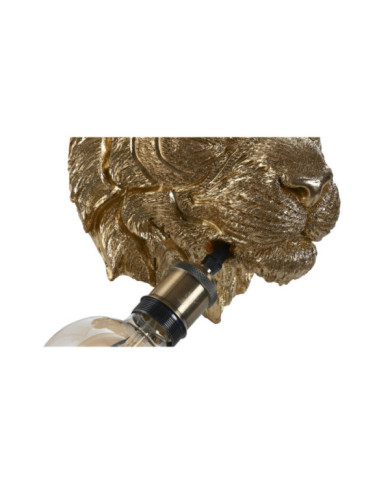 LAMPARA APLIQUE RESINA 27,5X27X20,5 TIGRE DORADO
