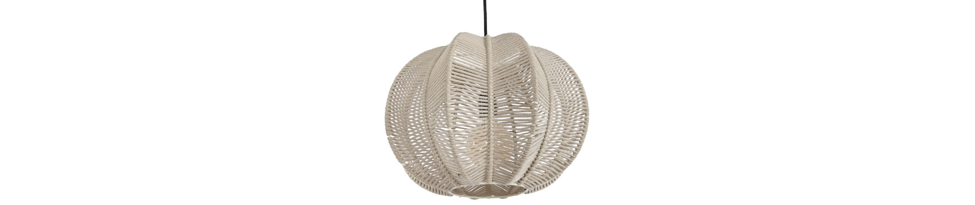 LAMPARA TECHO ALGODON 40X40X35 BEIGE