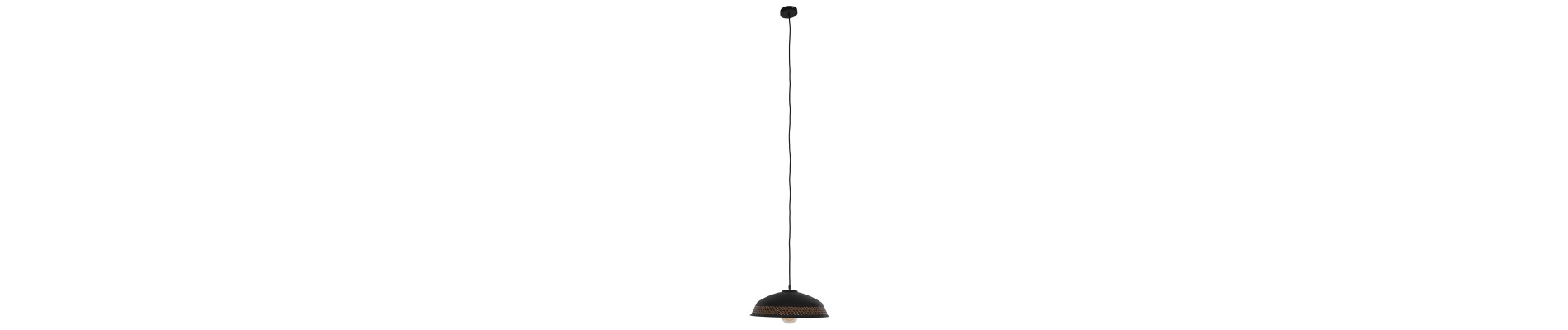 LAMPARA TECHO METAL PU 42X42X24 2 SURT.