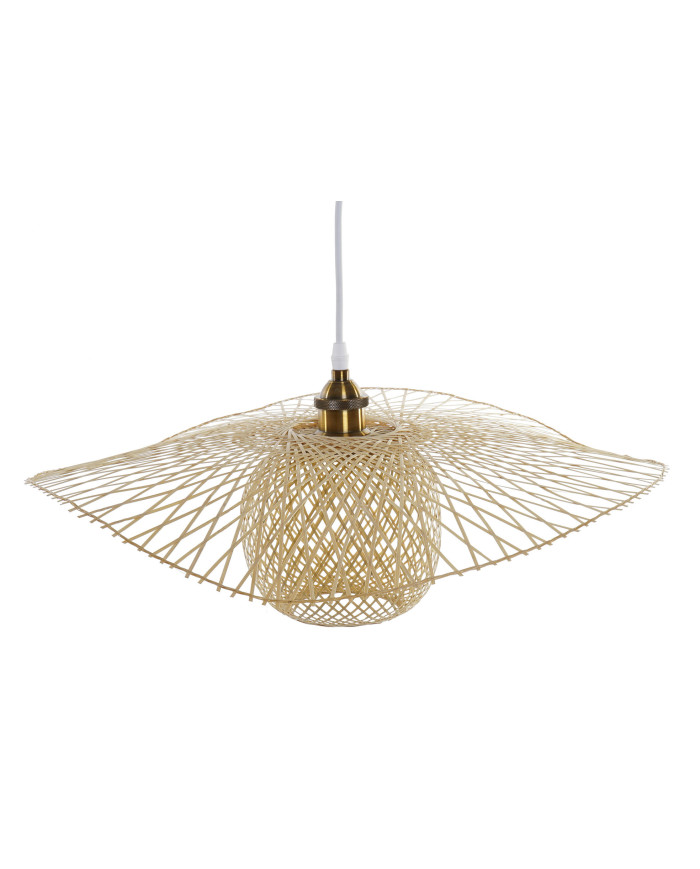 LAMPARA TECHO BAMBU 55X55X19 PAMELA NATURAL