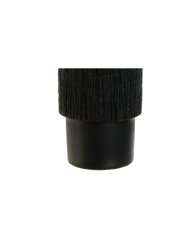 JARRON RESINA 12X12X47,5 NEGRO