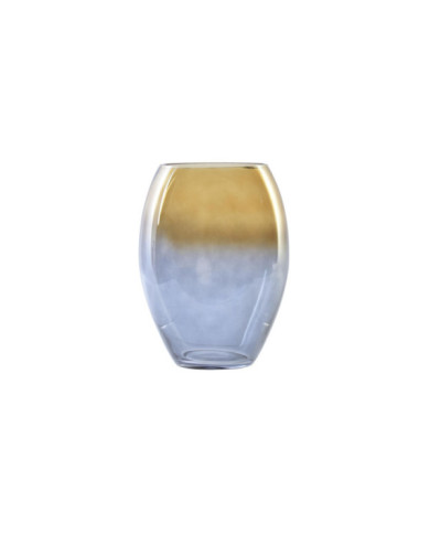 JARRON CRISTAL 14X14X20 BICOLOR
