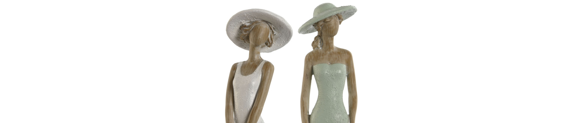 FIGURA RESINA 7,5X7,5X30 MUJER 2 SURT.