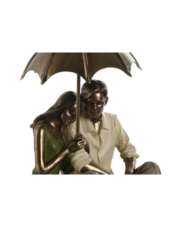 FIGURA RESINA 15X11,5X12 PAREJA VERDE