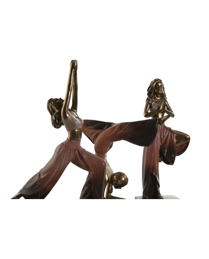 FIGURA RESINA 19X6X17,5 CHICA YOGA 3 SURT.
