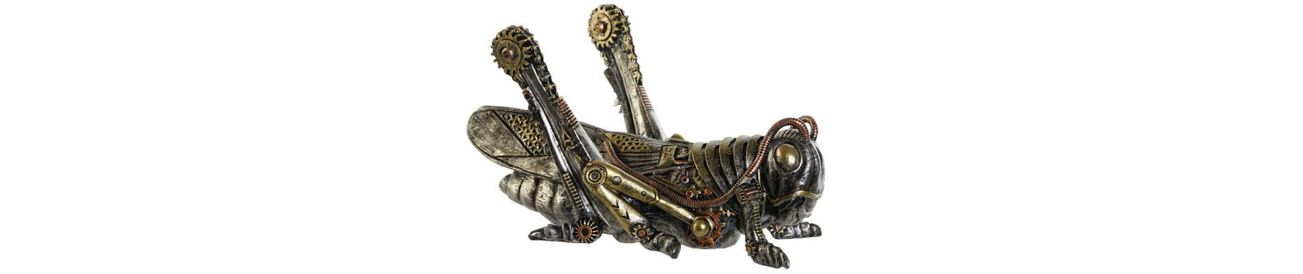 FIGURA RESINA 16,5X14X27 PAJAROS DORADO