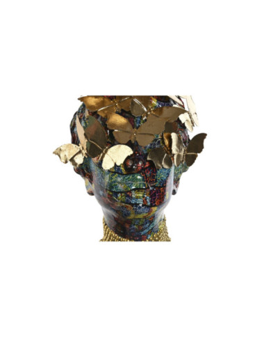 FIGURA RESINA 26X18,5X34 BUSTO MULTICOLOR