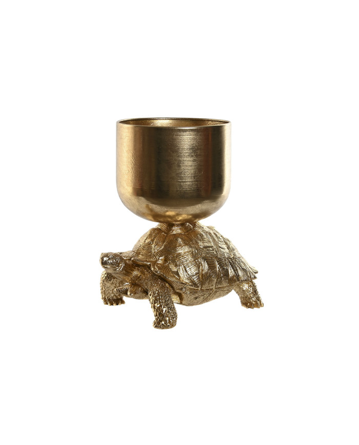 FIGURA RESINA 33X22X34,5 CUBITERA DORADO