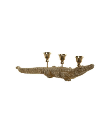 FIGURA RESINA 42,5X12,5X11,5 CANDELABRO DORADO