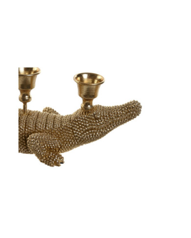 FIGURA RESINA 42,5X12,5X11,5 CANDELABRO DORADO
