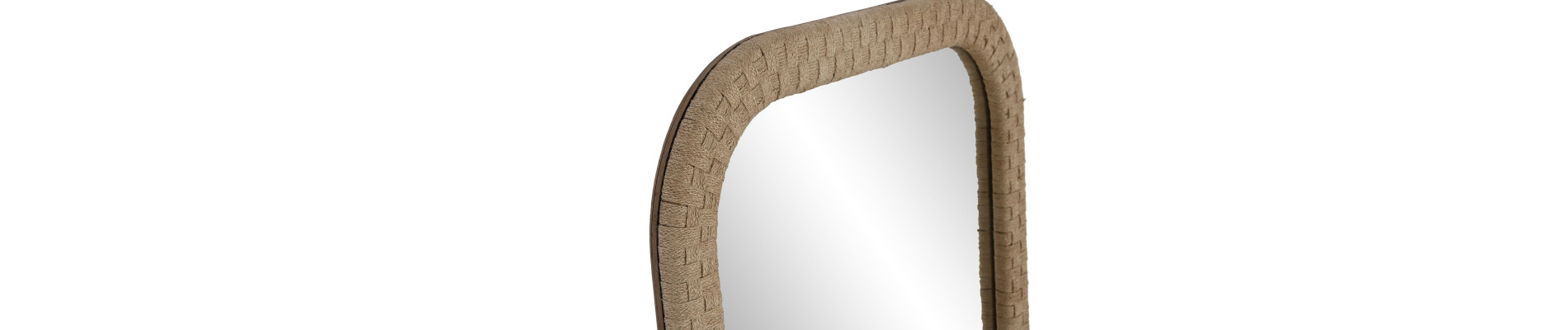 ESPEJO MDF CUERDA 61X3,5X120 NATURAL