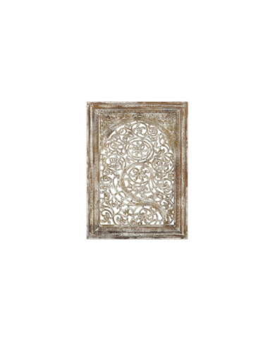 DECORACION PARED MADERA TALLADA 76X6X106 TALLADA A