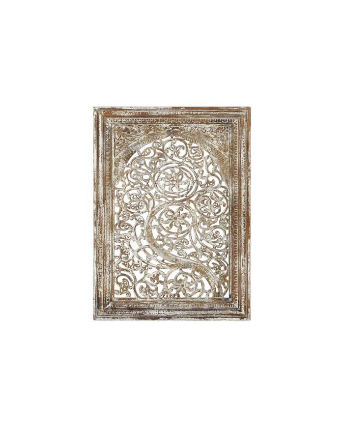 DECORACION PARED MADERA TALLADA 76X6X106 TALLADA A