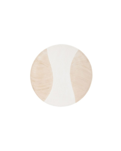 DECORACION PARED MADERA MANGO 90,5X2X90,5 TALLADA
