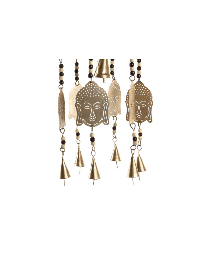 DECORACION COLGANTE METAL 15X15X55 BUDA DORADO
