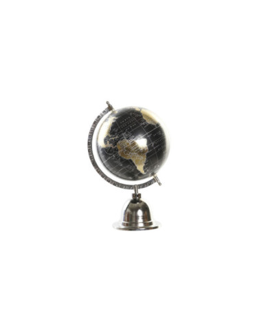 GLOBO TERRAQUEO ALUMINIO PVC 23X20X33 NEGRO